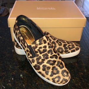 Michael Kors animal print Keaton Slip On Sneaker